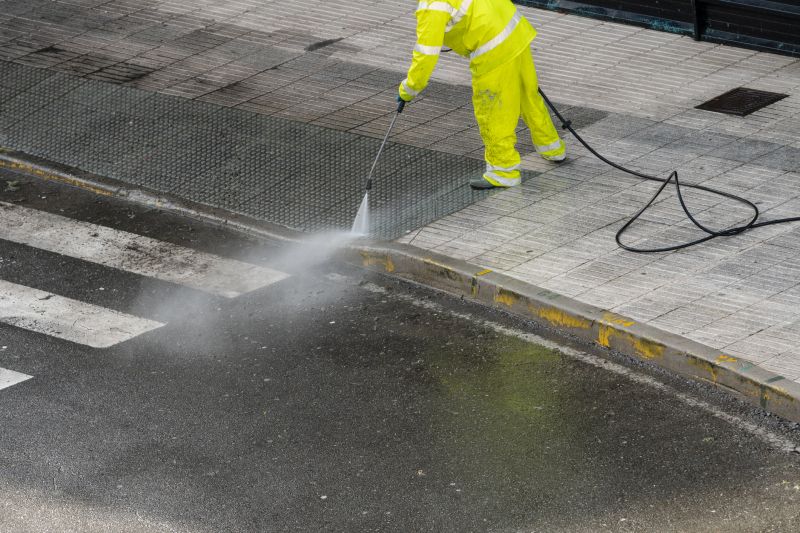 Sidewalk and Parking Lot Cleaning